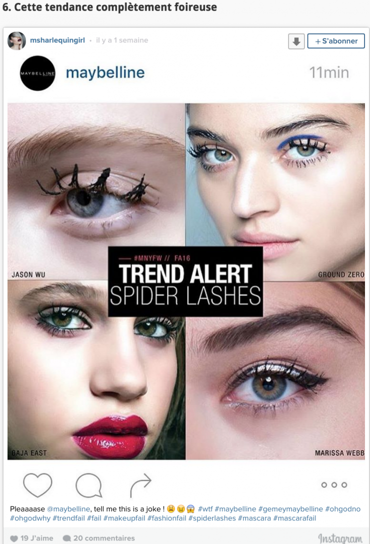 Illustration de l'article : 14 photos qui dégoûteront n'importe quelle femme qui se maquille...