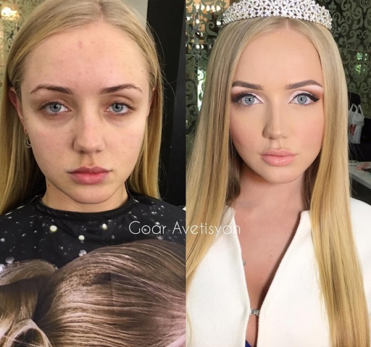 Illustration de l'article : Les femmes vont-elles trop loin avec le maquillage ? (33 photos)