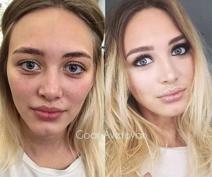 Illustration de l'article : Les femmes vont-elles trop loin avec le maquillage ? (33 photos)