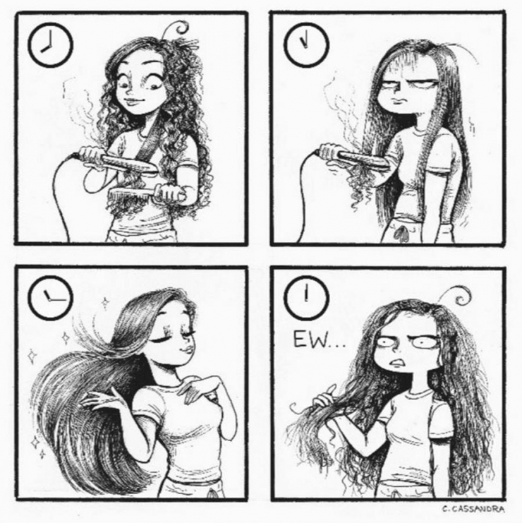Illustration de l'article : Les femmes et le maquillage... Toute une histoire en 13 dessins!