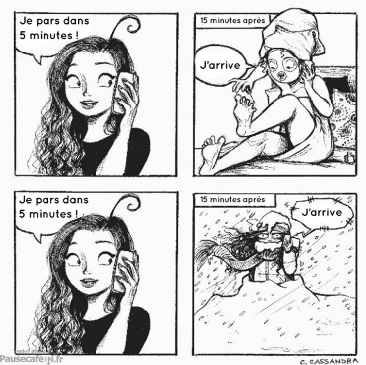 Illustration de l'article : Les femmes et le maquillage... Toute une histoire en 13 dessins!