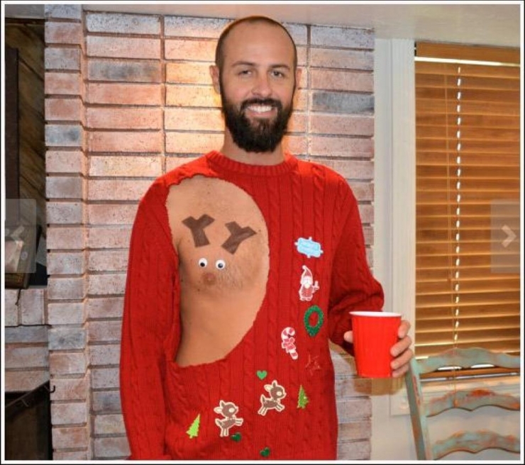 Illustration de l'article : Les femmes transforment leur poitrine pour Noël. Cette nouvelle mode affole le net à 3 jours du réveillon...