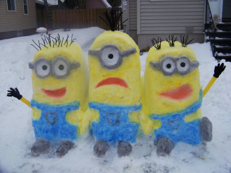 Illustration de l'article : Les 22 sculptures en neige les plus impressionnantes et drôles du monde… Quel talent !