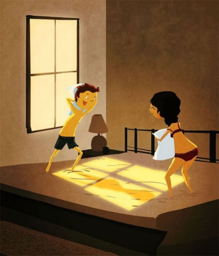 Illustration de l'article : Tous ces moments affectueux qu’on vit quand on est en couple, résumés via 21 illustrations adorables...