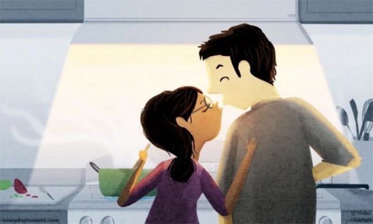 Illustration de l'article : Tous ces moments affectueux qu’on vit quand on est en couple, résumés via 21 illustrations adorables...