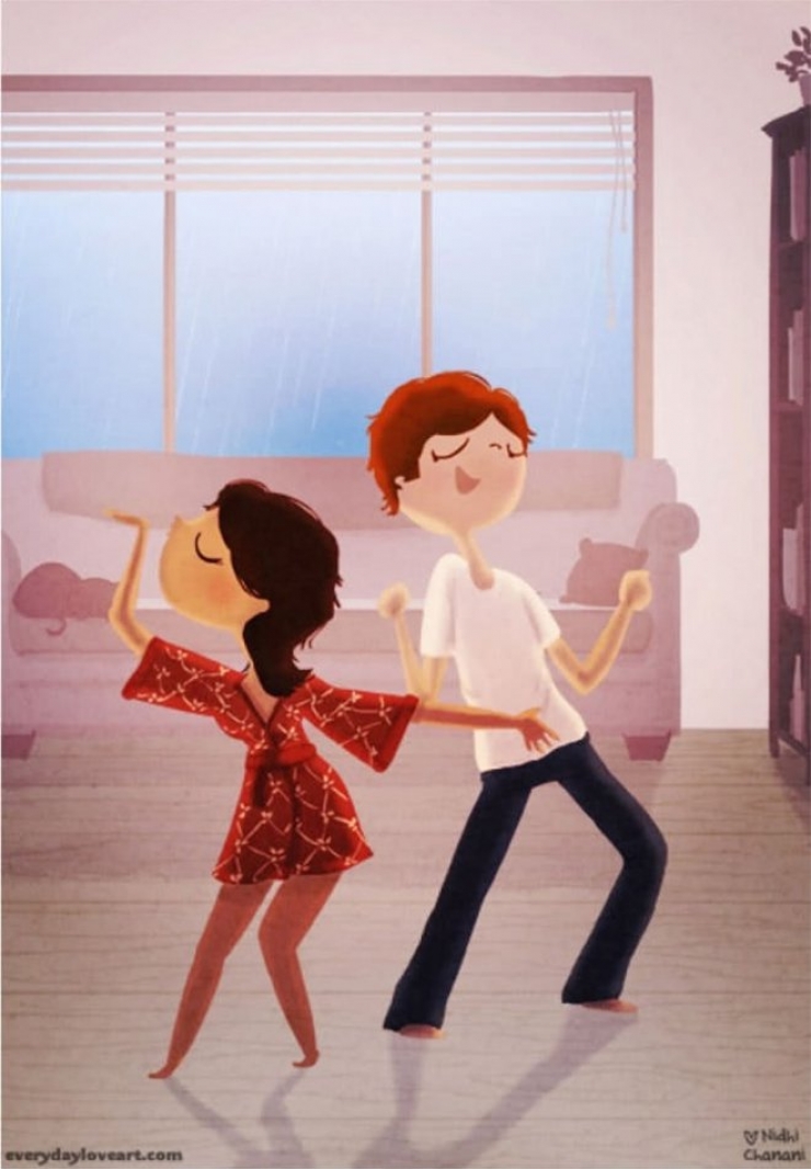 Illustration de l'article : Tous ces moments affectueux qu’on vit quand on est en couple, résumés via 21 illustrations adorables...