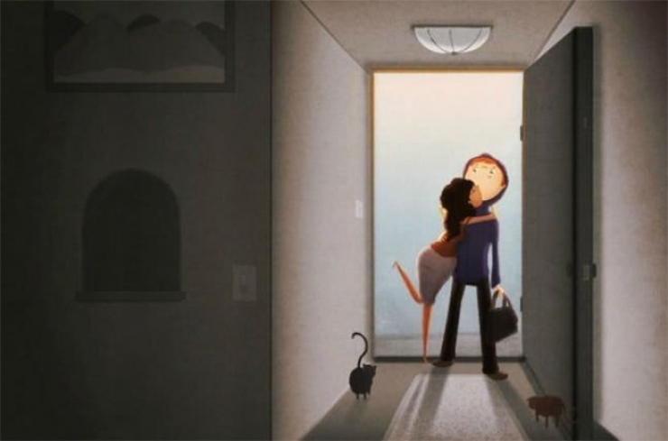 Illustration de l'article : Tous ces moments affectueux qu’on vit quand on est en couple, résumés via 21 illustrations adorables...