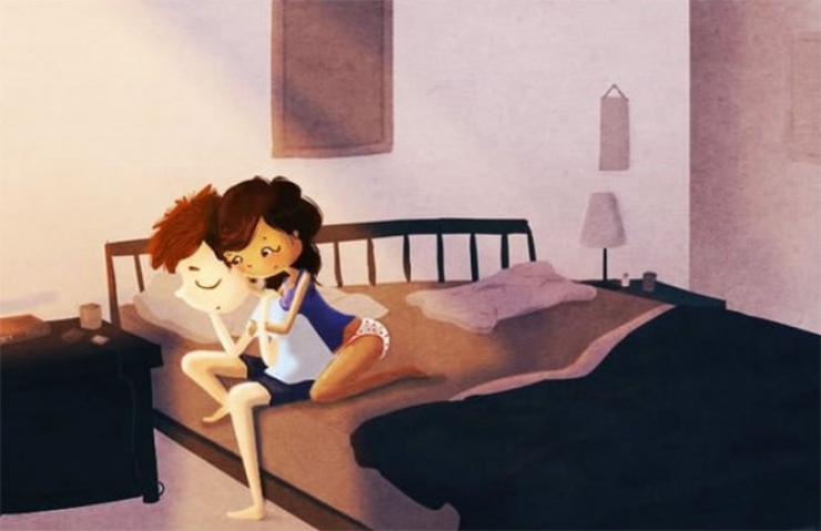 Illustration de l'article : Tous ces moments affectueux qu’on vit quand on est en couple, résumés via 21 illustrations adorables...