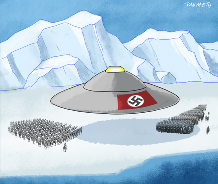 Illustration de l'article : Top 10 des théories du complot les plus ridicules au monde