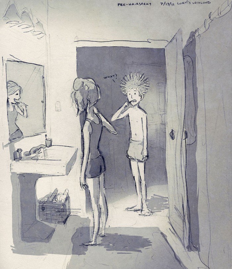 Illustration de l'article : Pendant 1 an, il dessine chaque jour passé avec sa femme… Une vie de couple illustrée avec passion !