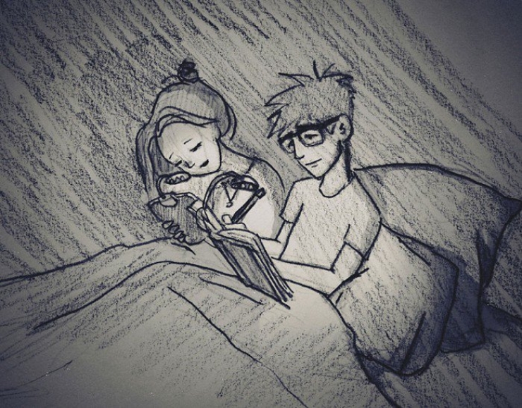 Illustration de l'article : Pendant 1 an, il dessine chaque jour passé avec sa femme… Une vie de couple illustrée avec passion !