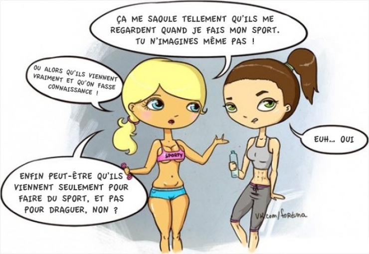 Illustration de l'article : Ces 14 illustrations résument très bien les problèmes que rencontrent quotidiennement les filles ! La 3 est trop vraie...