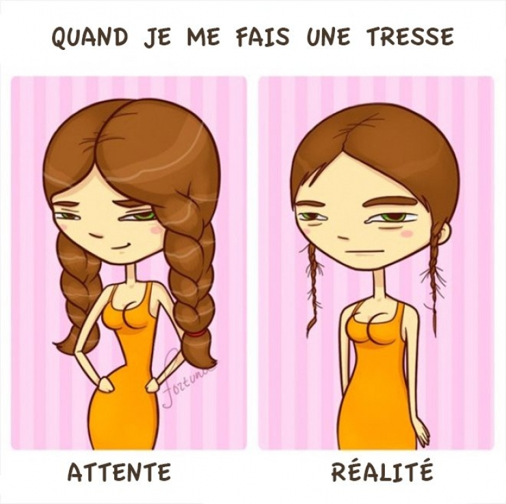 Illustration de l'article : Ces 14 illustrations résument très bien les problèmes que rencontrent quotidiennement les filles ! La 3 est trop vraie...