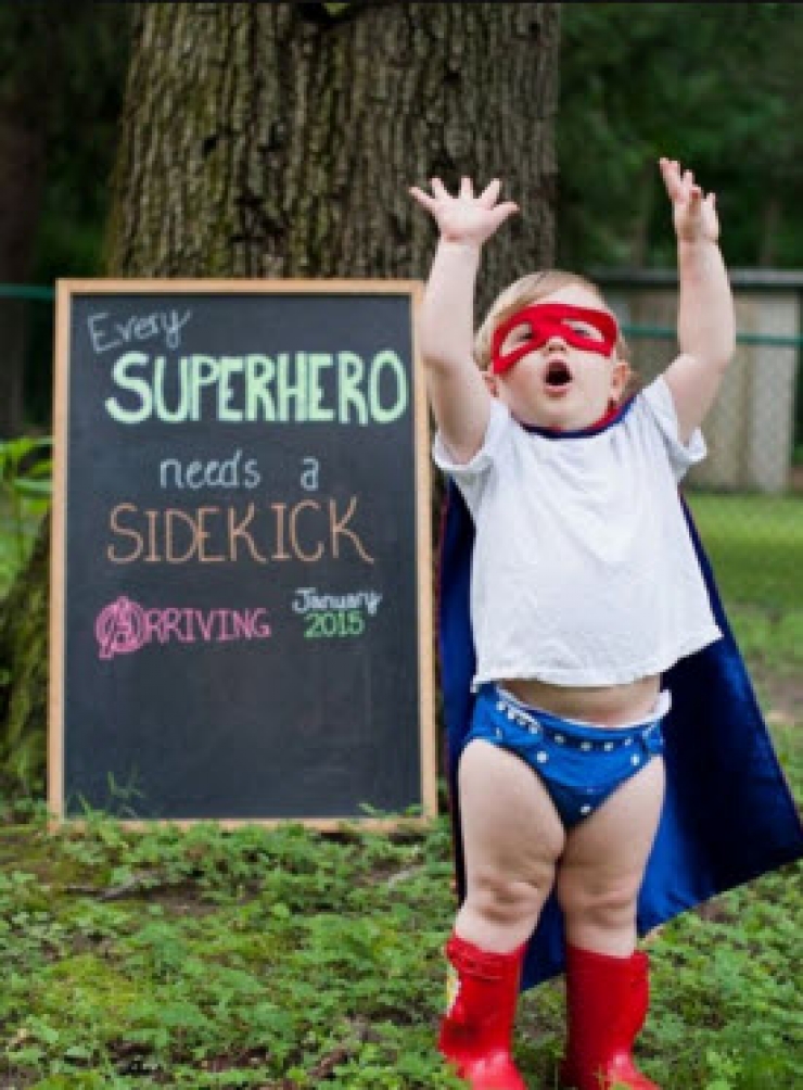 Illustration de l'article : 16 idées de photos originales pour annoncer une grossesse...