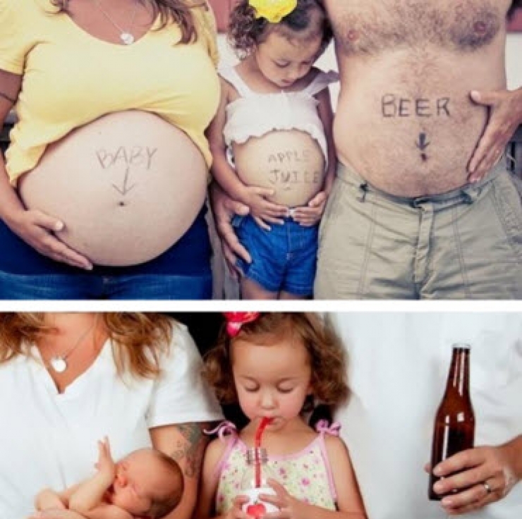 Illustration de l'article : 16 idées de photos originales pour annoncer une grossesse...