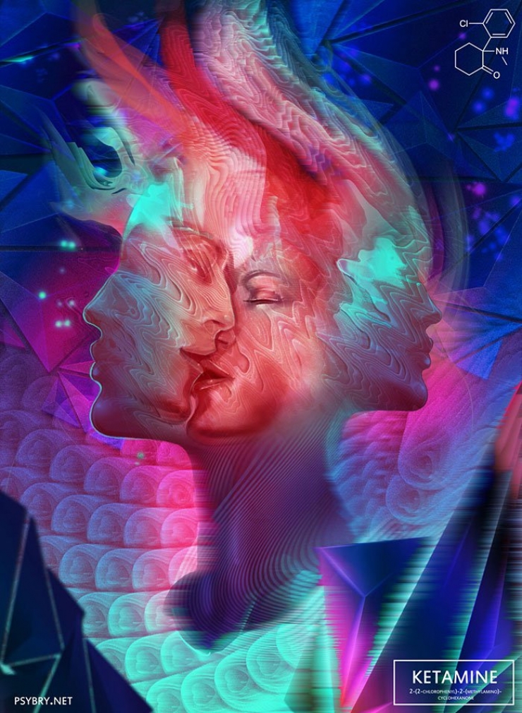 Illustration de l'article : Pendant 20 jours, cet artiste prend une drogue différente chaque matin et il laisse parler les effets de chacune d’entre elles via ses dessins !