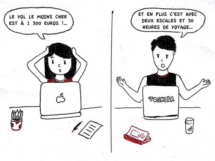 Illustration de l'article : 15 images qui illustrent parfaitement les relations de couple à distance