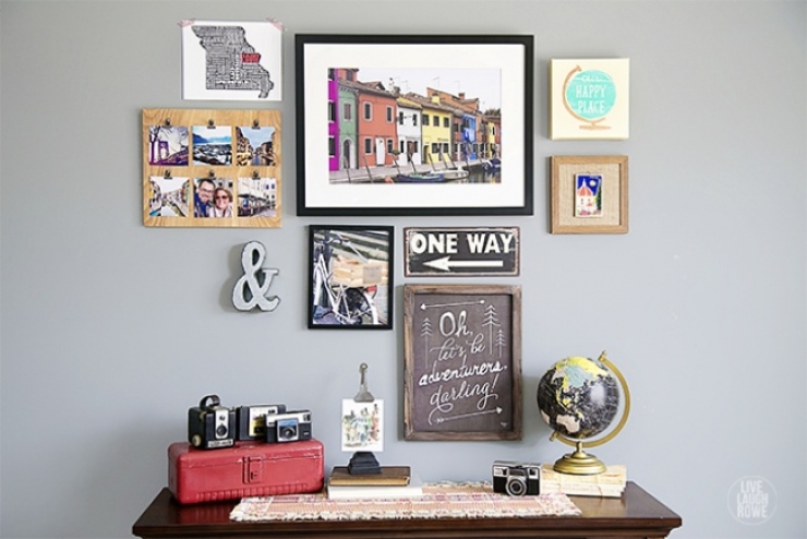 Illustration de l'article : 70 idées de déco pour organiser vos photos et cadres sur vos murs...