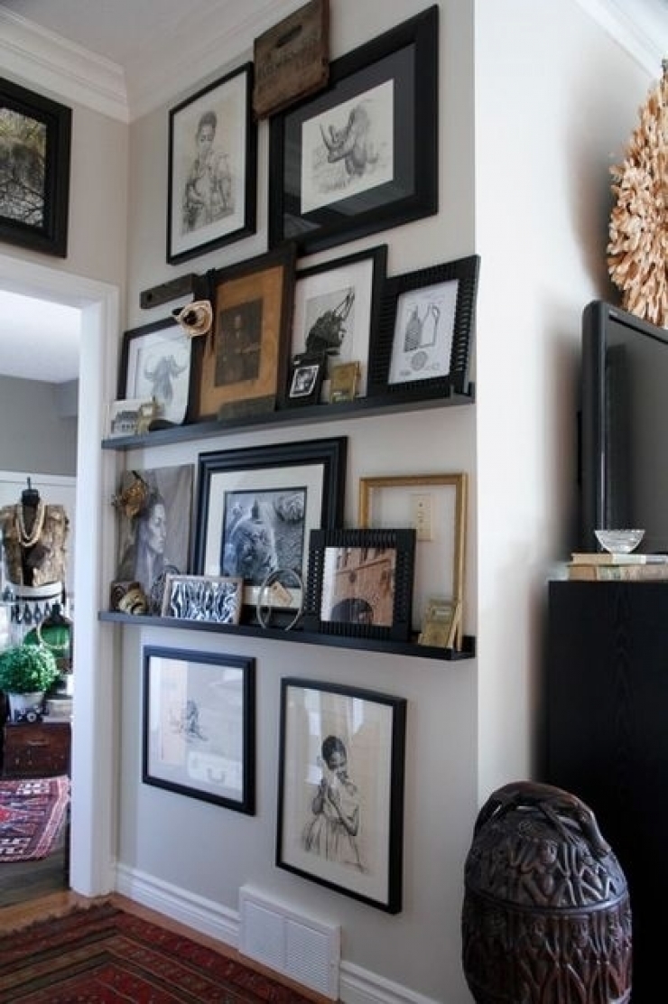Illustration de l'article : 70 idées de déco pour organiser vos photos et cadres sur vos murs...