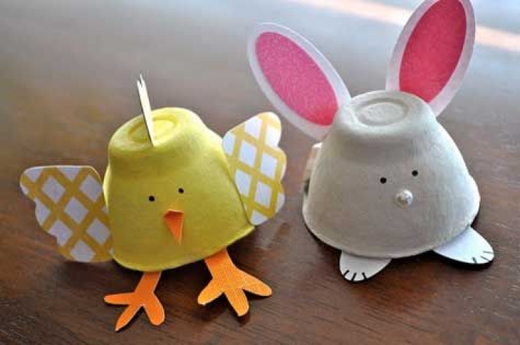 Illustration de l'article : 43 idées de bricolages sur le thème de Pâques... De quoi occuper les enfants de manière ludique !