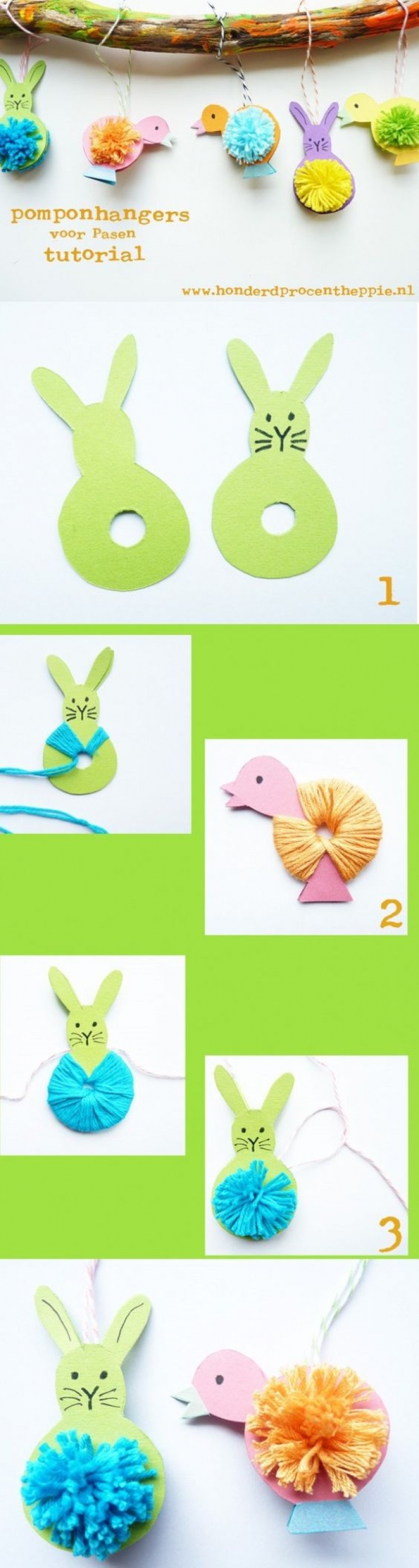 Illustration de l'article : 43 idées de bricolages sur le thème de Pâques... De quoi occuper les enfants de manière ludique !