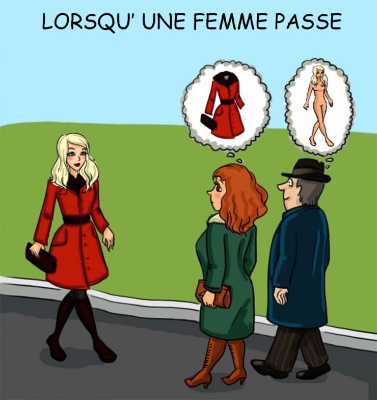 Illustration de l'article : Hommes Vs Femmes, voici ce qui les opposent complètement en 14 illustrations !