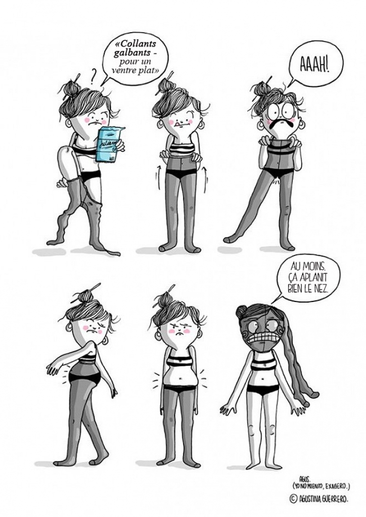 Illustration de l'article : La vie quotidienne des femmes résumée en 16 images aussi drôles que vraies...