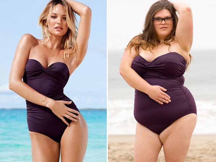 Illustration de l'article : Quand des femmes normales défient les mannequins de chez Victoria's Secret en portant les même maillots...