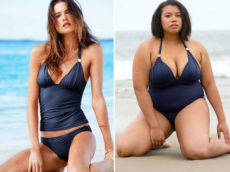 Illustration de l'article : Quand des femmes normales défient les mannequins de chez Victoria's Secret en portant les même maillots...