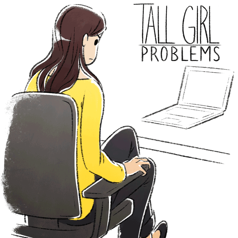 Illustration de l'article : Top 18 des galères qu'ont les filles trop grandes, trop petites ou trop plantureuses !