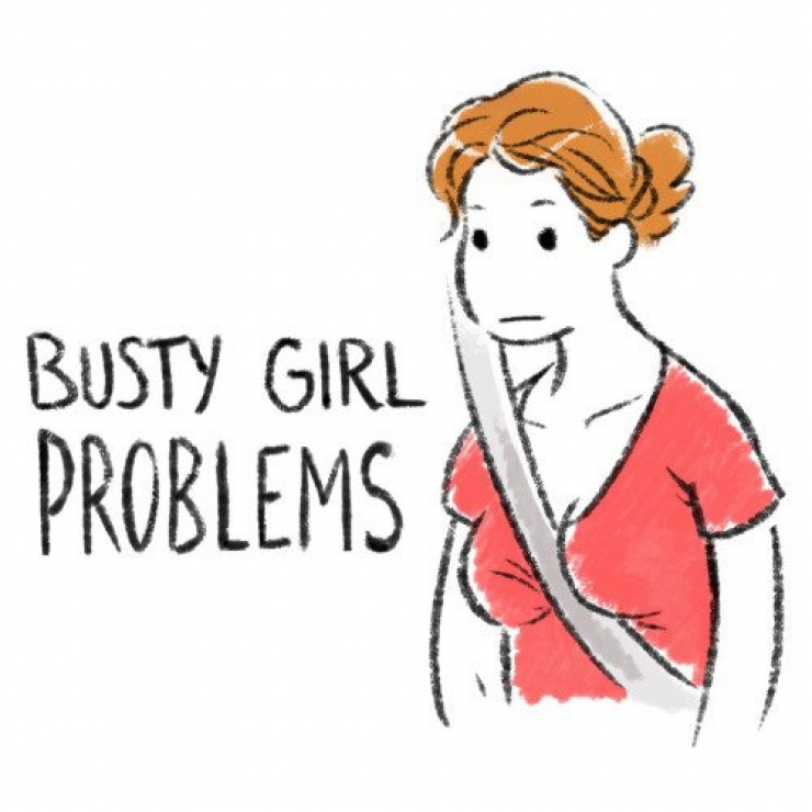 Illustration de l'article : Top 18 des galères qu'ont les filles trop grandes, trop petites ou trop plantureuses !