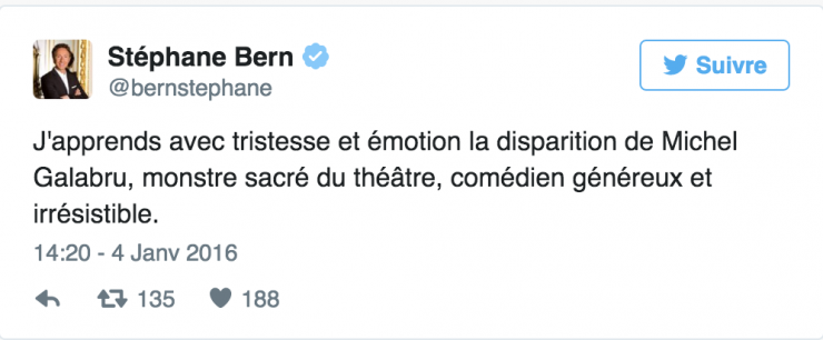 Illustration de l'article : Les artistes rendent hommage à Michel galabru, décédé à 93 ans...
