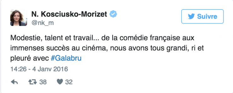 Illustration de l'article : Les artistes rendent hommage à Michel galabru, décédé à 93 ans...