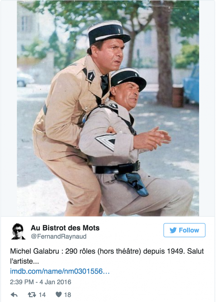 Illustration de l'article : Les artistes rendent hommage à Michel galabru, décédé à 93 ans...