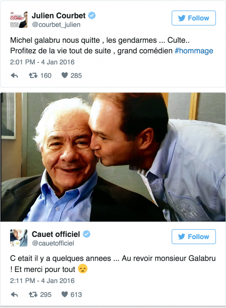 Illustration de l'article : Les artistes rendent hommage à Michel galabru, décédé à 93 ans...