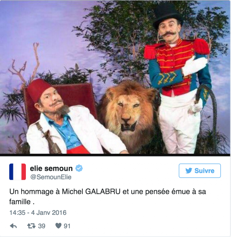 Illustration de l'article : Les artistes rendent hommage à Michel galabru, décédé à 93 ans...