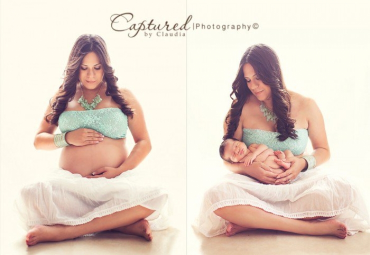 Illustration de l'article : Pour annoncer l&rsquo;arriv&eacute;e de b&eacute;b&eacute;, ces 10 familles r&eacute;alisent des photos tr&egrave;s touchantes...