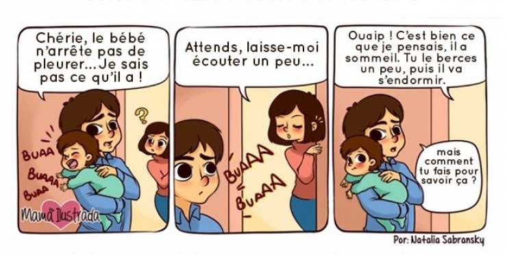 Illustration de l'article : Pas facile d'être une maman moderne, la preuve avec ces 18 bandes dessinées...