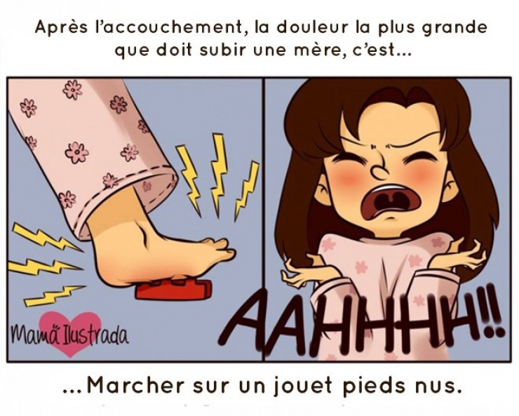 Illustration de l'article : Pas facile d'être une maman moderne, la preuve avec ces 18 bandes dessinées...