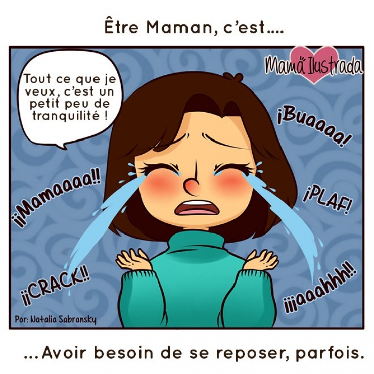 Illustration de l'article : Pas facile d'être une maman moderne, la preuve avec ces 18 bandes dessinées...