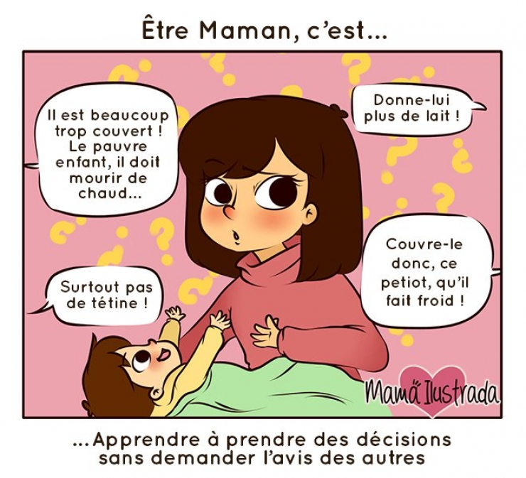Illustration de l'article : Pas facile d'être une maman moderne, la preuve avec ces 18 bandes dessinées...