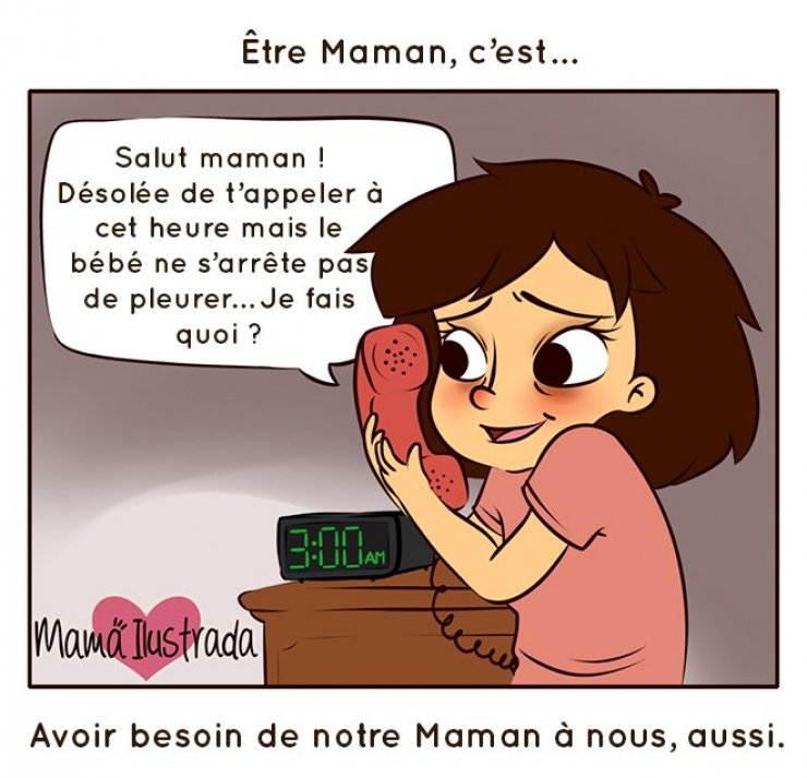 Illustration de l'article : Pas facile d'être une maman moderne, la preuve avec ces 18 bandes dessinées...