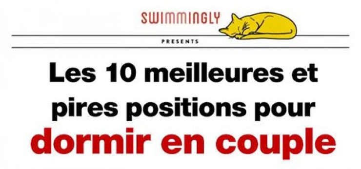 Illustration de l'article : Meilleurs VS pires positions pour dormir en couple... Le ton est humoristique mais très réaliste !