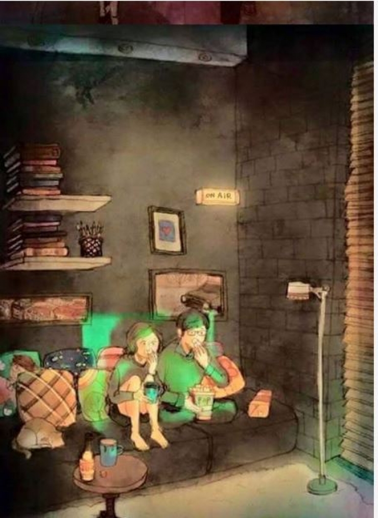 Illustration de l'article : Le bonheur en couple r&eacute;side dans les choses simples... La preuve avec ces quelques dessins !