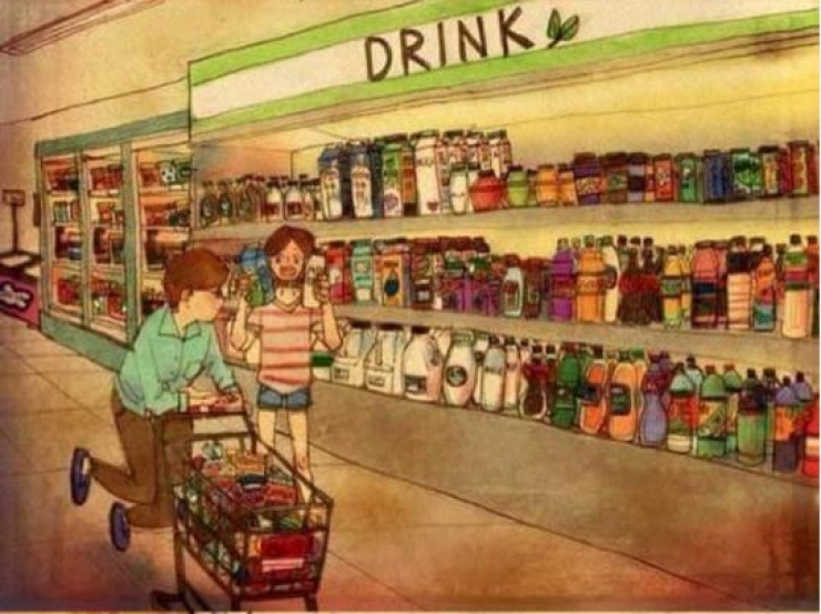 Illustration de l'article : Le bonheur en couple r&eacute;side dans les choses simples... La preuve avec ces quelques dessins !