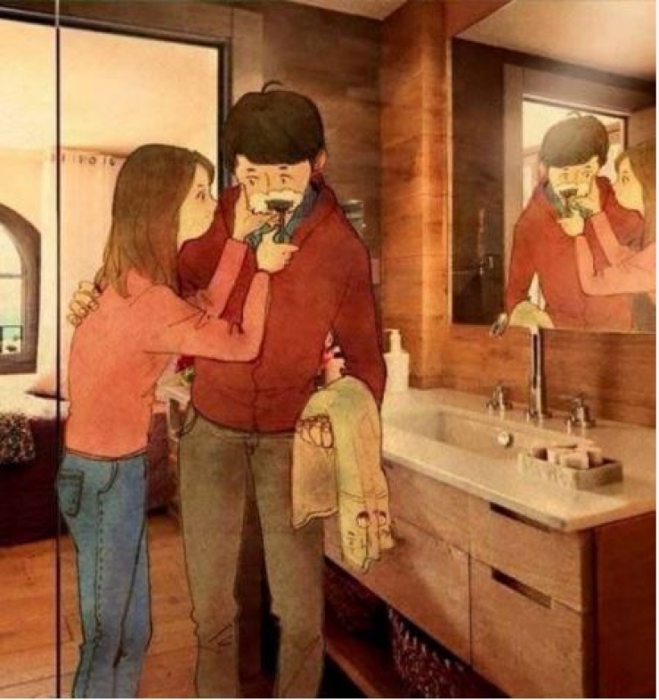 Illustration de l'article : Le bonheur en couple r&eacute;side dans les choses simples... La preuve avec ces quelques dessins !