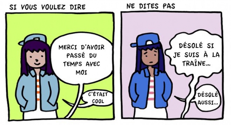 Illustration de l'article : Dites "merci" et pas "désolé", une BD qui va vous changer la vie...