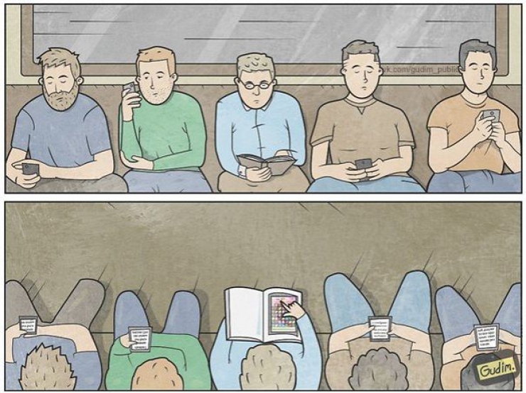 Illustration de l'article : Les vices les plus noirs de notre société, résumés à travers 28 illustrations très vraies...