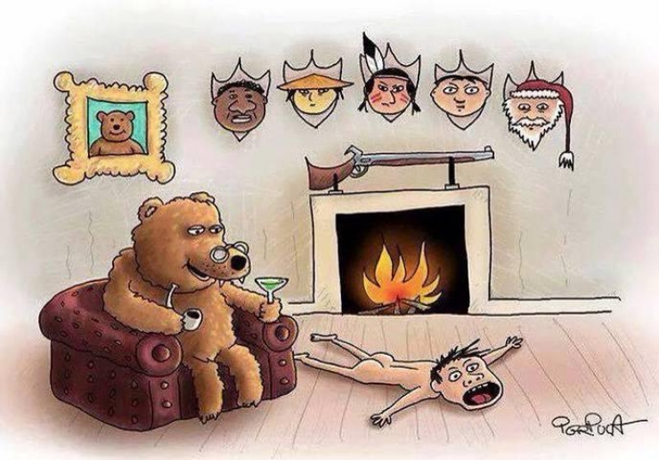 Illustration de l'article : Et si les animaux se comportaient comme des hommes... Inversons les rôles !