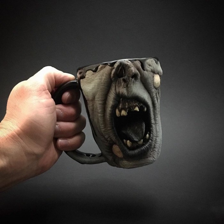 Illustration de l'article : Et si vous preniez le café dans l’une de ces 10 tasses de zombie au petit-déj ?